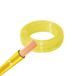 Fio flexível 01,5 mm amarelo (venda por metro)