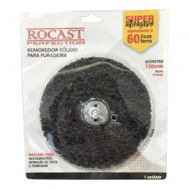 Disco Removedor Furadeira 150mm haste 6mm Rocast 433,0002