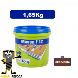 Massa Madeira Rejunte Reparo F12 1,6kg 1/4 CEREJEIRA Viapol