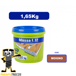 Massa Madeira Rejunte Reparo F12 1,6kg 1/4 MOGNO Viapol