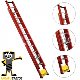 Escada Fibra Extensiva Robusta 4,85mt 15deg Botafogo EFR9928
