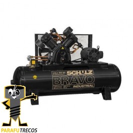 Compressor de Ar 60pes 350l 15cv Trif Schulz Bravo Cslv60350