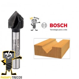 Fresa Haste 6mm Ranhurar V 12,7mm - Bosch 2608628447