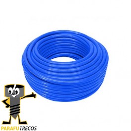Mangueira pneumática azul PU 06 x 04 mm (venda por metro)
