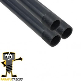 Tubo Eletroduto PVC Rosca BSP 2"pol x 3mt - LINHA LEVE