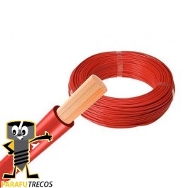 Fio flexível 01,00 mm vermelho (venda por metro)