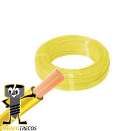 Fio flexível 06,0 mm amarelo (venda por metro)