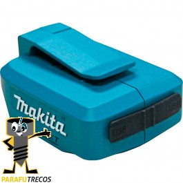 Adaptador USB P/Baterias Makita 14,4v ou 18v ADP05
