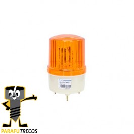 Sinaleiro giratório 220V amarelo LTE-1103