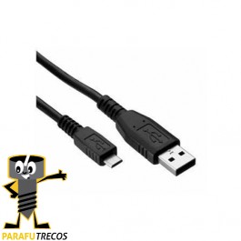Cabo USB macho x micro V8 20 cm 46.082 - Importado