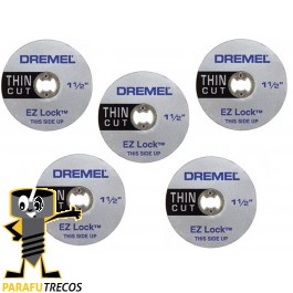 Kit Disco Corte Metal Micro Retifica Dremel EZ-409 2615S409