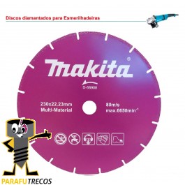 Disco Corte Multimaterial Esmerilhadeira 230mm Makita D58908