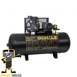 Compressor de Ar 15pes 200lts 3cv Mono Schulz Bravo CSL 15BR