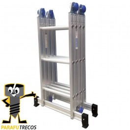 Escada Alumínio Articulada Multif 3x4 12 Degraus REAL ART003