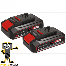 Kit 2 Baterias Litium Einhell 18v 2,5a Power XChange 4511524