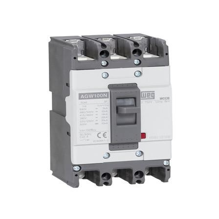 Disjuntor caixa moldada 100A AGW-DX100 12775102