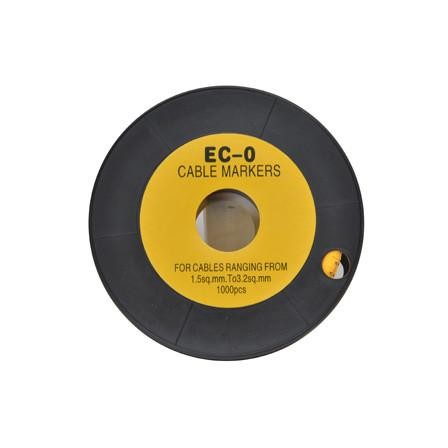 Identificador de cabo 1,5 mm 9 com 1.000 29100