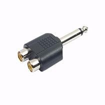 Adaptador P-10 x 2 RCA estéreo 53.196 - Importado