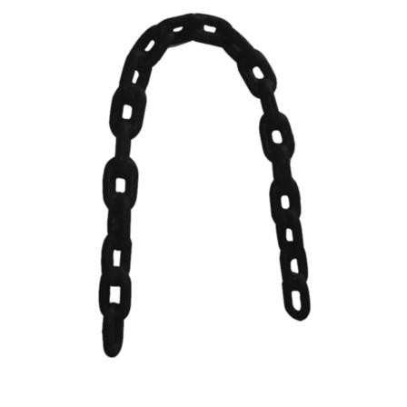 Corrente emborrachada Preta 4.0 x 70 cm 1724470X