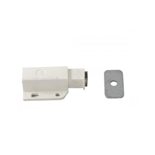 Fecho magnético branco toque 4 furos 008030001