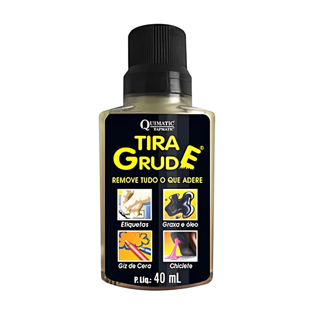 Removedor Cola Adesivos Tira Grude 40ml Quimatic