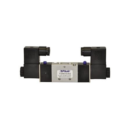 Válvula solenóide dupla 220V 1/4" 5/2 vias VDS01452-E2