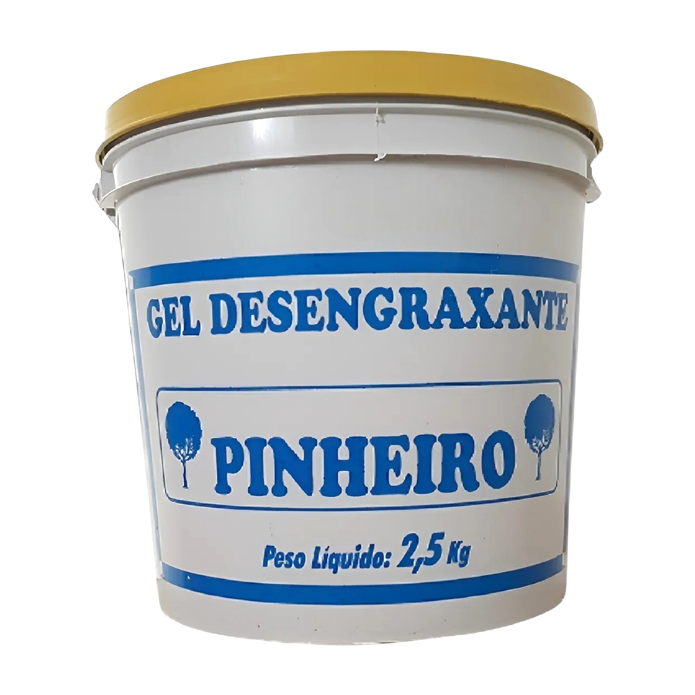 Sabão Pasta Desengraxante Gel Amarela 2,5kg Pinheiro