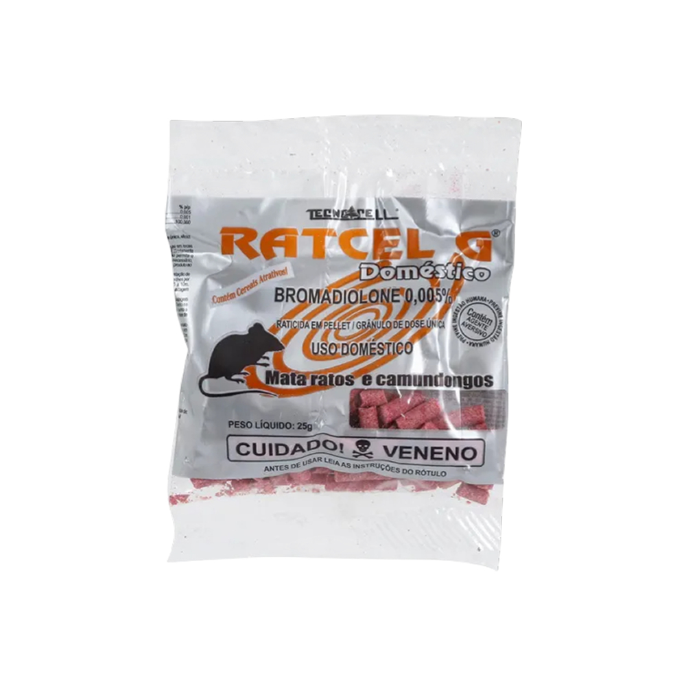 Isca Granulada 25g Raticida Ratcel