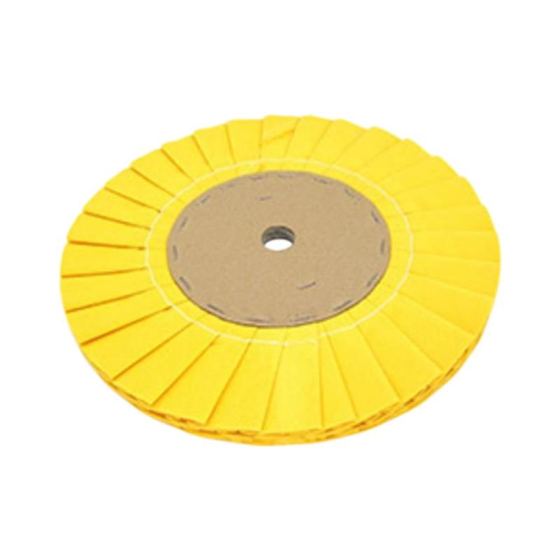 Disco Polimento 250mm Plissado Pano Amarelo Mole Leve/Medio