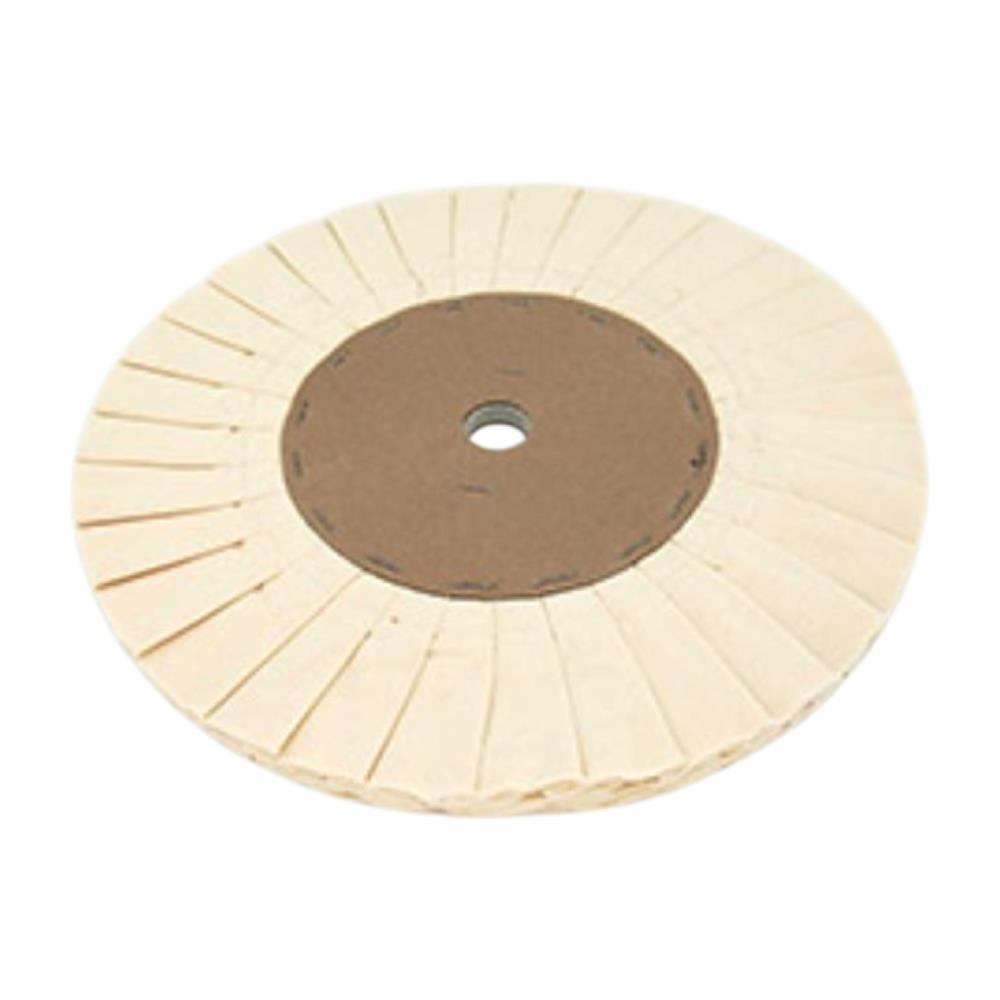 Disco Polimento 250mm Plissado Pano Branco Firme Médio