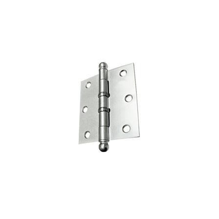 Dobradiça zincada com anel 3.1/2"