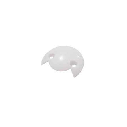 Suporte vidro/espelho branco 90 mm 050038001