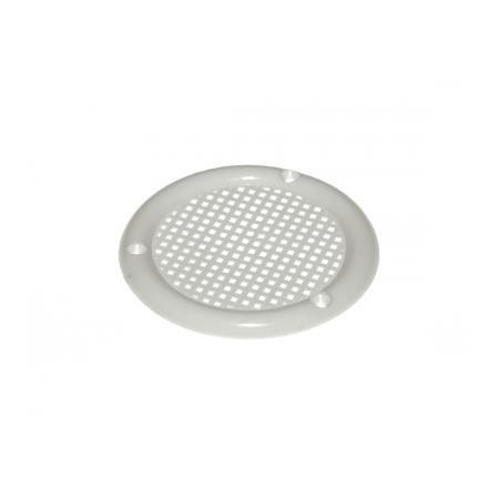 Respiro armário PVC branco 75 mm 0006100001
