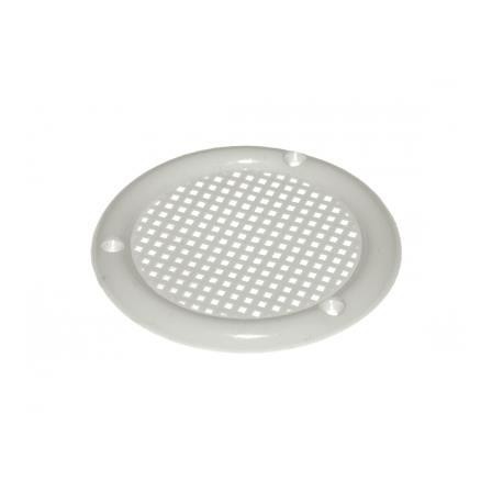Respiro armário PVC branco 100 mm 0006011001