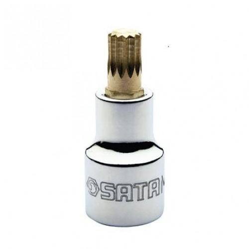 Soquete 1/2" com Bit Mulltidentado Sata 12 mm ST24805SC