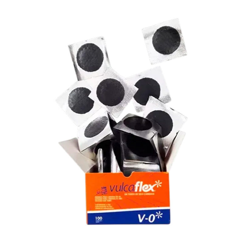 Remendo Reparo Camara Ar Redondo 30mm Vulcaflex V0 C/100un
