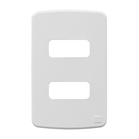 Compose placa branca 4 x 2" 2 posto 13207323