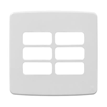 Compose placa branca 4 x 6" 6 posto 13295563