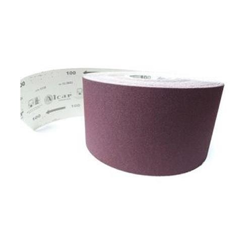 Lixa Rolo Metro Madeira Papel Amarela 300mm G40 Alcar 1mt