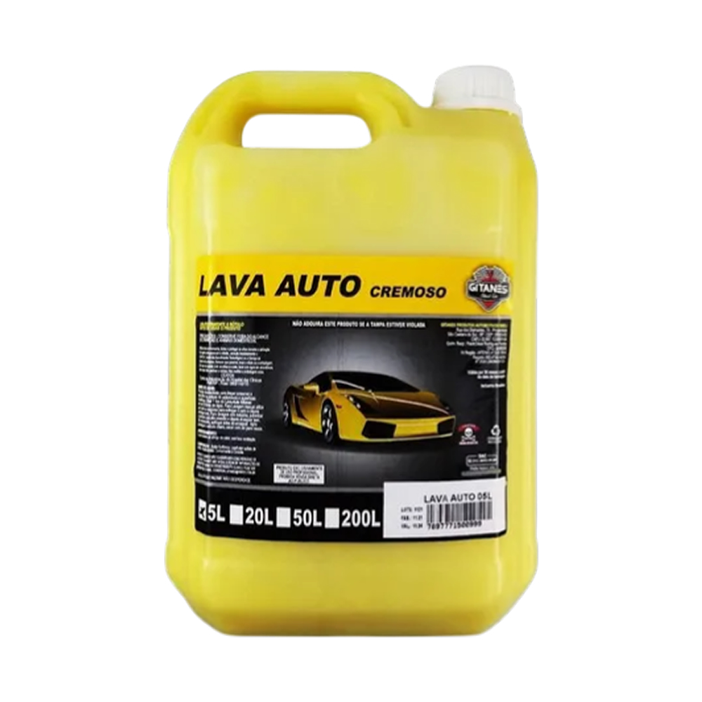 Shampoo Lavagem Automotiva Lava Auto Cremoso 5L Gitanes