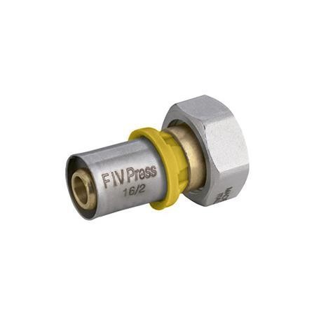 Conector de prensar fêmea móvel 3/4" x 20 mm 28125206