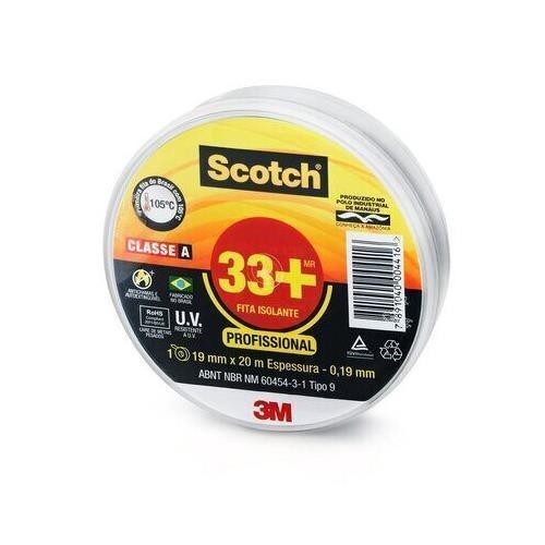 Fita isolante Scotch 33+ 20 metros