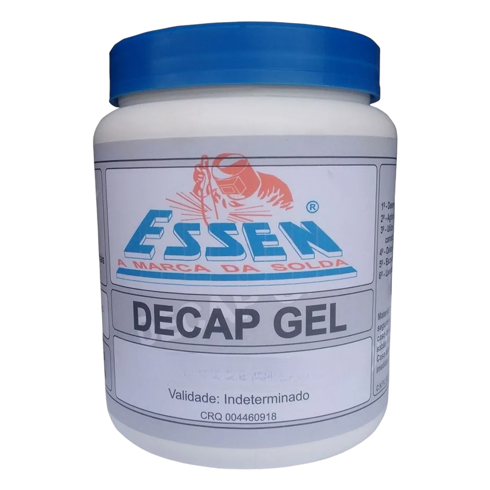 Decap Gel 1kg Fluxo Solda Decapante Essen Uniweld