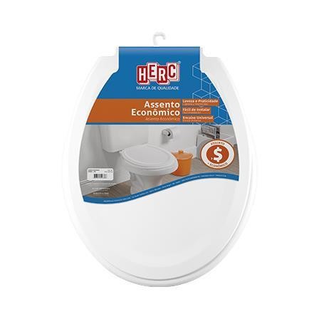 Assento sanitário econômico branco 3175