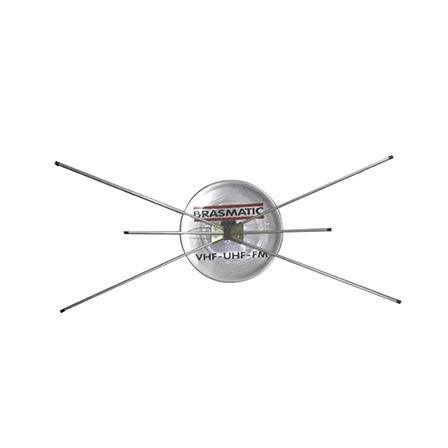 Antena externa parabólica UHF-VHF Brasmatic