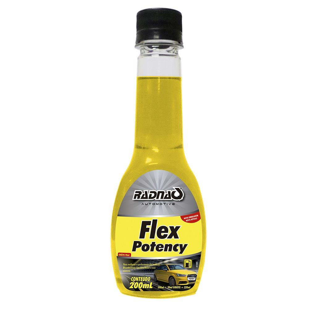 Aditivo Combustivel Gasolina/Alcool FlexPotency 200ml RADNAQ