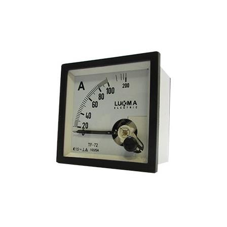 Amperímetro indireto 72 x 72 mm 100A/5  LK-A72 17001