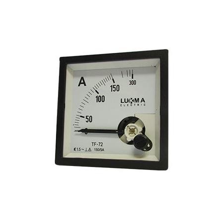 Amperímetro indireto 72 x 72 mm 150A/5  LK-A72 17002