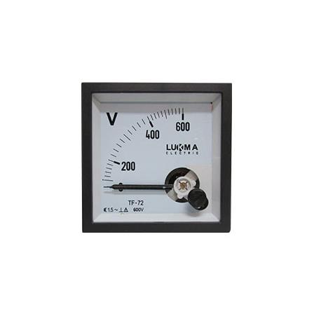 Voltímetro analógico 72 x 72 mm 600V LKV-72 18004