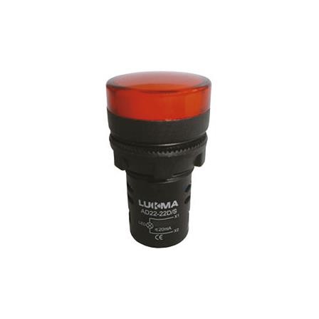 Sinaleiro painel 220V vermelho 16018